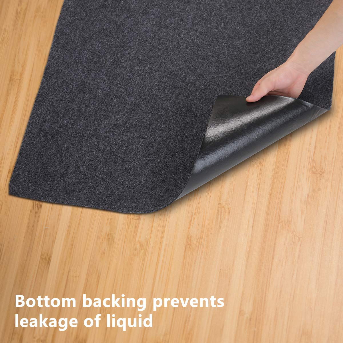 Foot Spa Mat,for Floor Surface/Absorbent mat Lightweight Washable Floor Mat,Under the Foot Spa Mat,Multifunctional Home Appliance,Back Non-Slip (36" x 36")