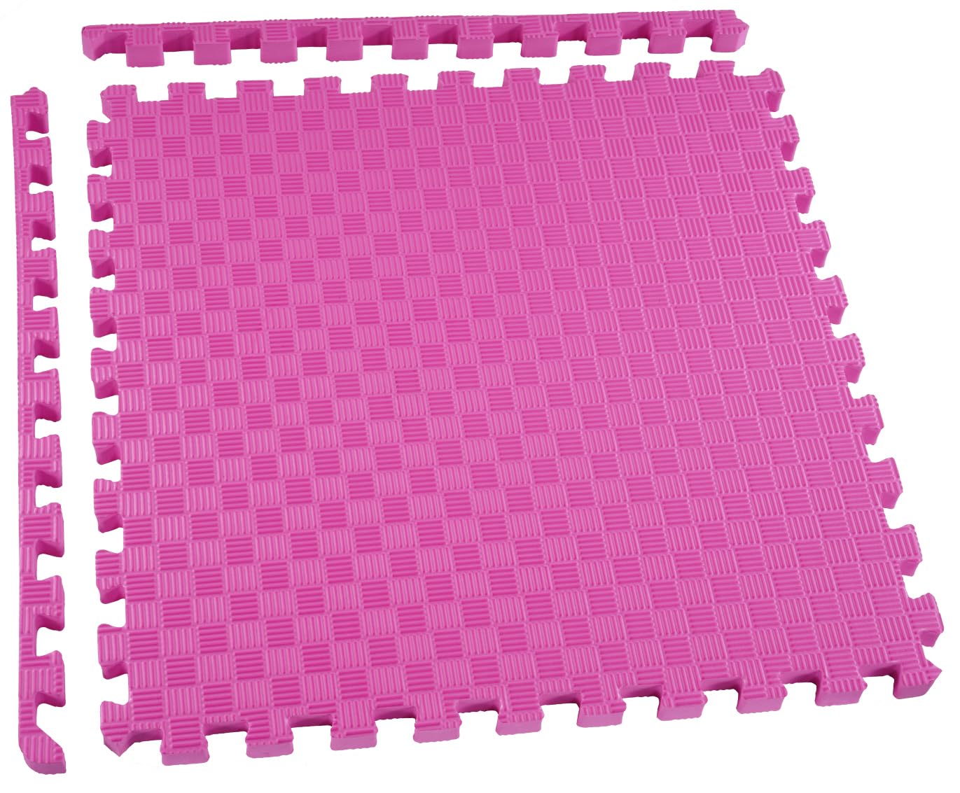 BalanceFrom 6 Piece Foam Floor Mat Puzzle Tiles, 1” Thick, 24 Sq Ft, Multicolor