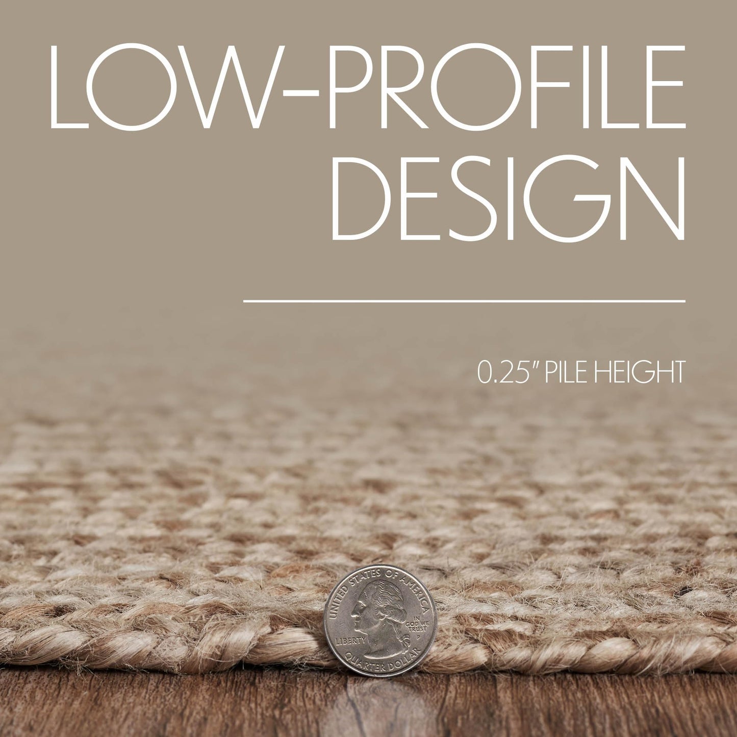 VHC Brands Jute Rug 17x36 w/Pad, Area Rug, Accent Rug, Floor Decor, Braided, Natural Collection, Oval, Natural