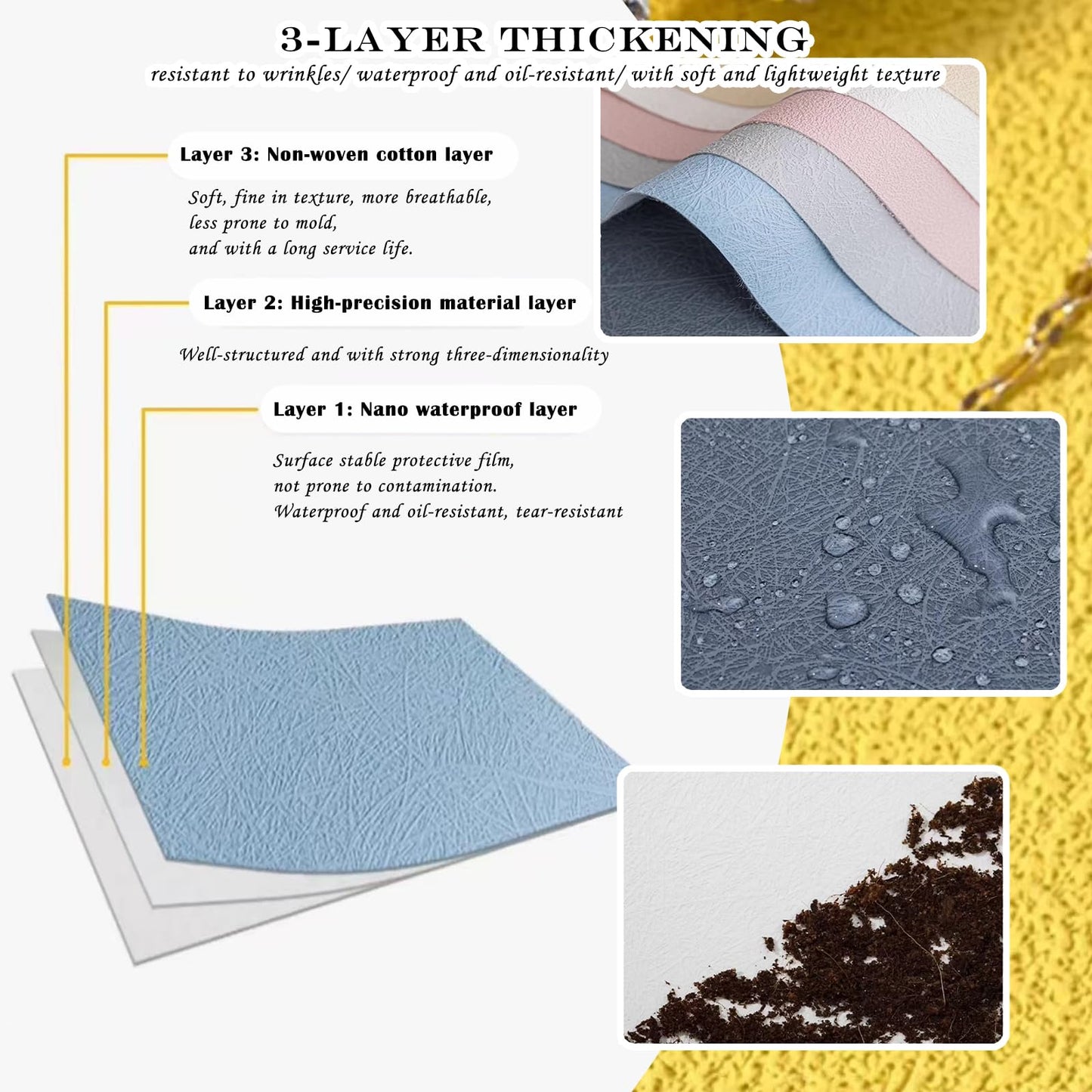 8PCS Non-Wrinkle Product Photography Backdrops, 28x20IN Photo Backdrop Texture Cloth- Tabletop Flat Lay Mat Props for Food Jewelry Cosmetic