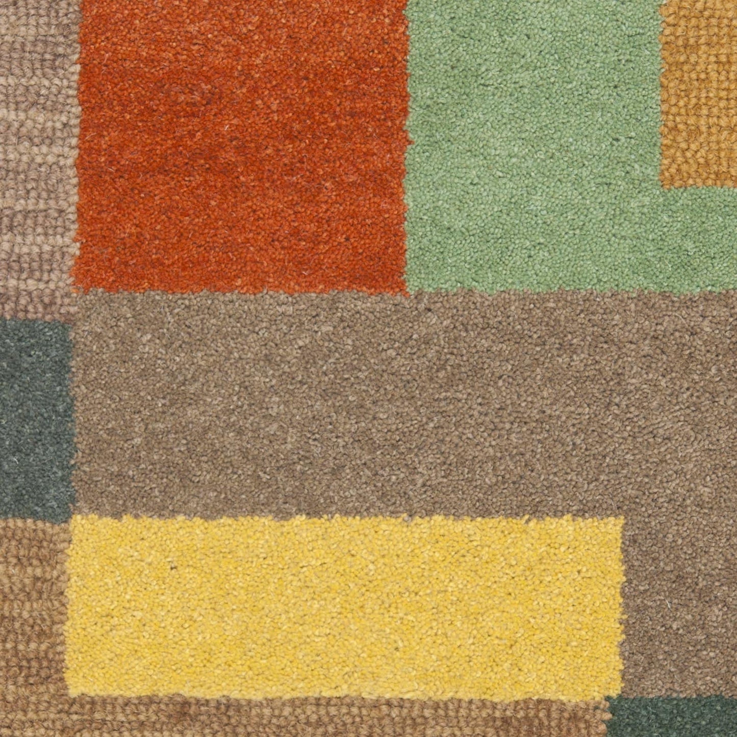 SAFAVIEH Soho Collection Accent Rug - 2' x 3', Multi, Handmade Modern Abstract Wool, Ideal for High Traffic Areas in Entryway, Living Room, Bedroom (SOH923A)