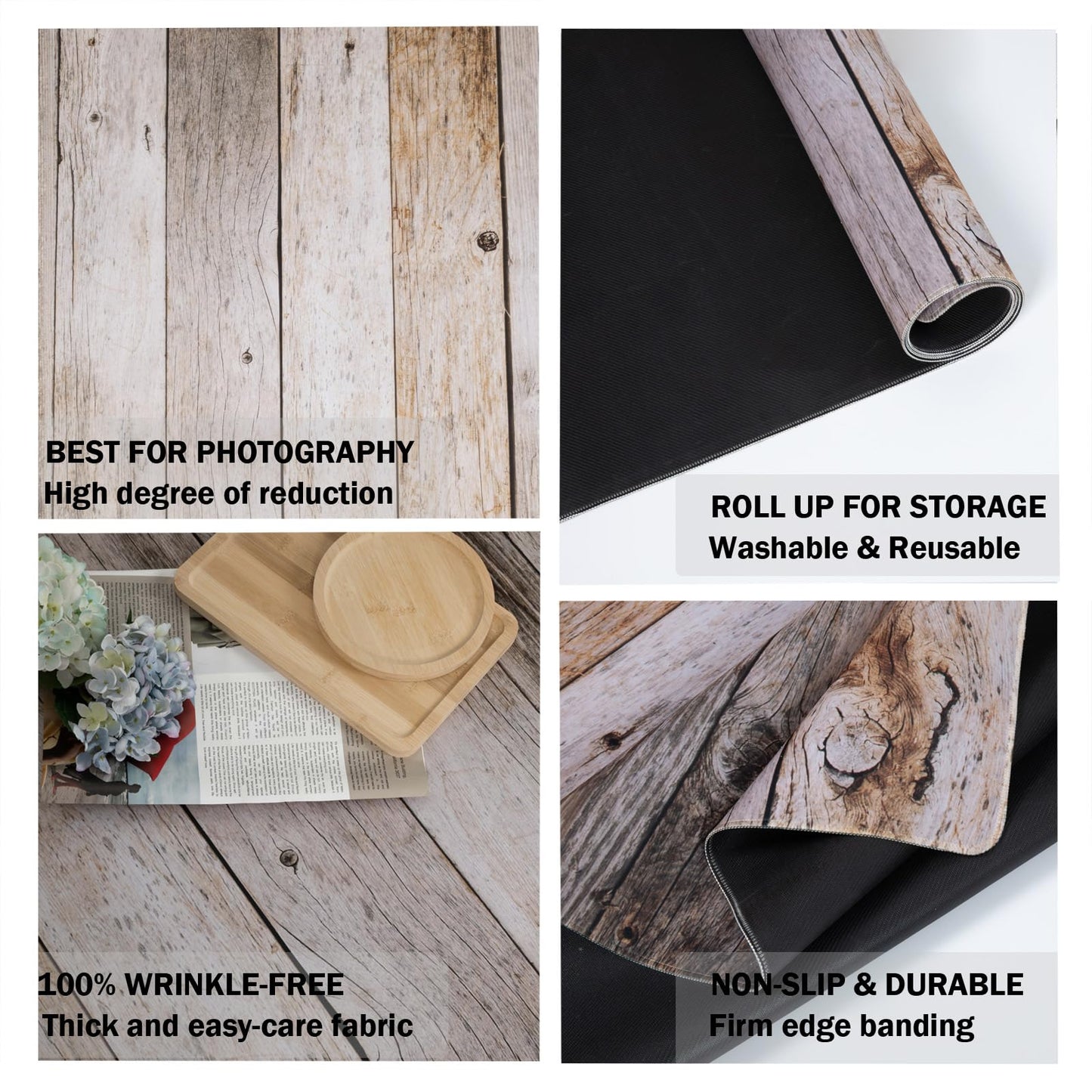 Kate Photography Floor Mats Mat Rubber Floor Mat Brown Brick Flooring Backdrop Newborn Photography Props for Photo Studio 5x4ft