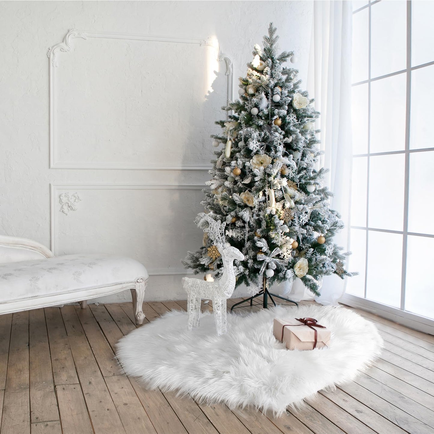 YRXRUS Heart Rug, White Heart Shaped Rug, Fluffy Faux Fur Rugs, Shag Mats for Bedroom Living Room, Love Coquette Room Decor 2x3 Ft