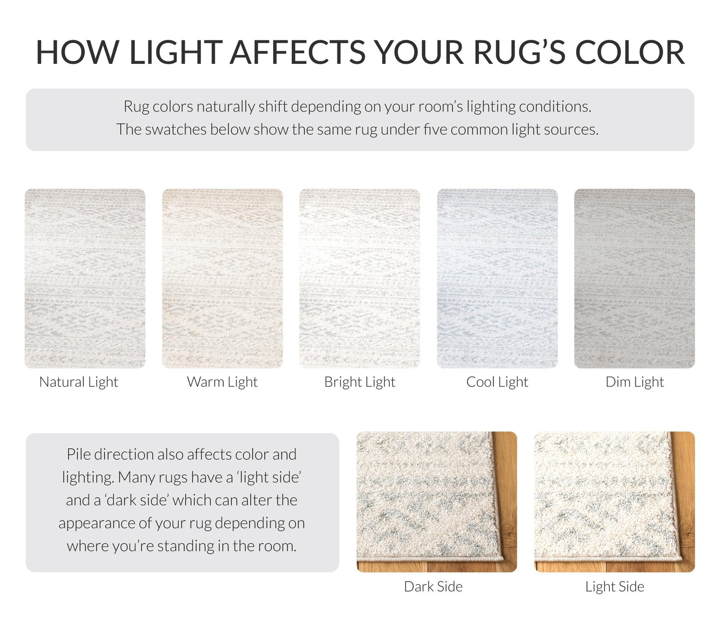 SAFAVIEH Tulum Collection Area Rug - 9' Square, Ivory & Light Grey, Moroccan Boho Tribal Design, Non-Shedding & Easy to Clean, Ideal for Living Room, Bedroom, Dining Space (TUL272G)