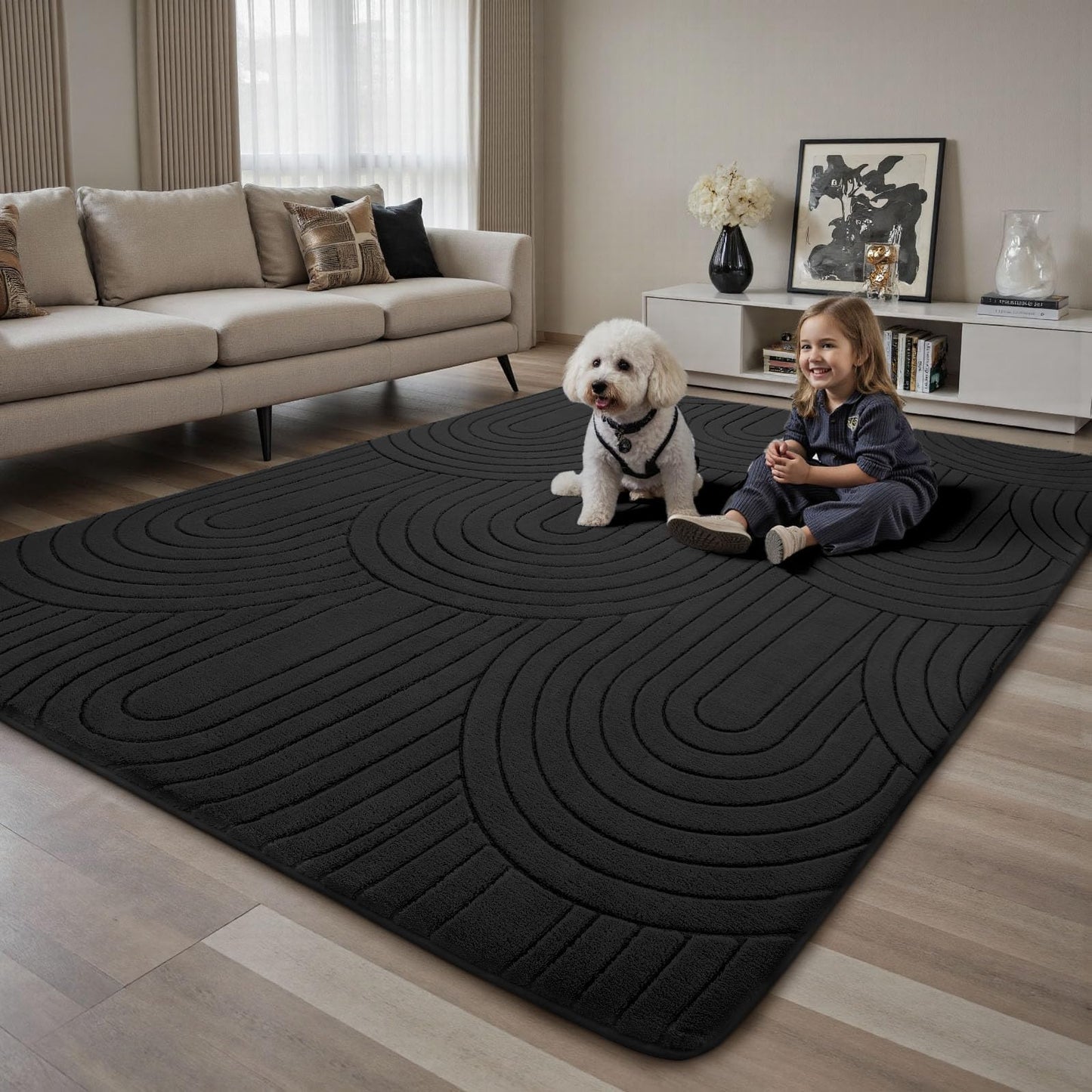 Sour Lemon Area Rugs 9x12 Living Room,Soft Large Area Rug Indoor Modern Carpet for Bedroom, Machine Washable Area Rug Non-Slip Rug Carpet for Kids Home Dorm Under Dining Table Office Decor Aesthetic