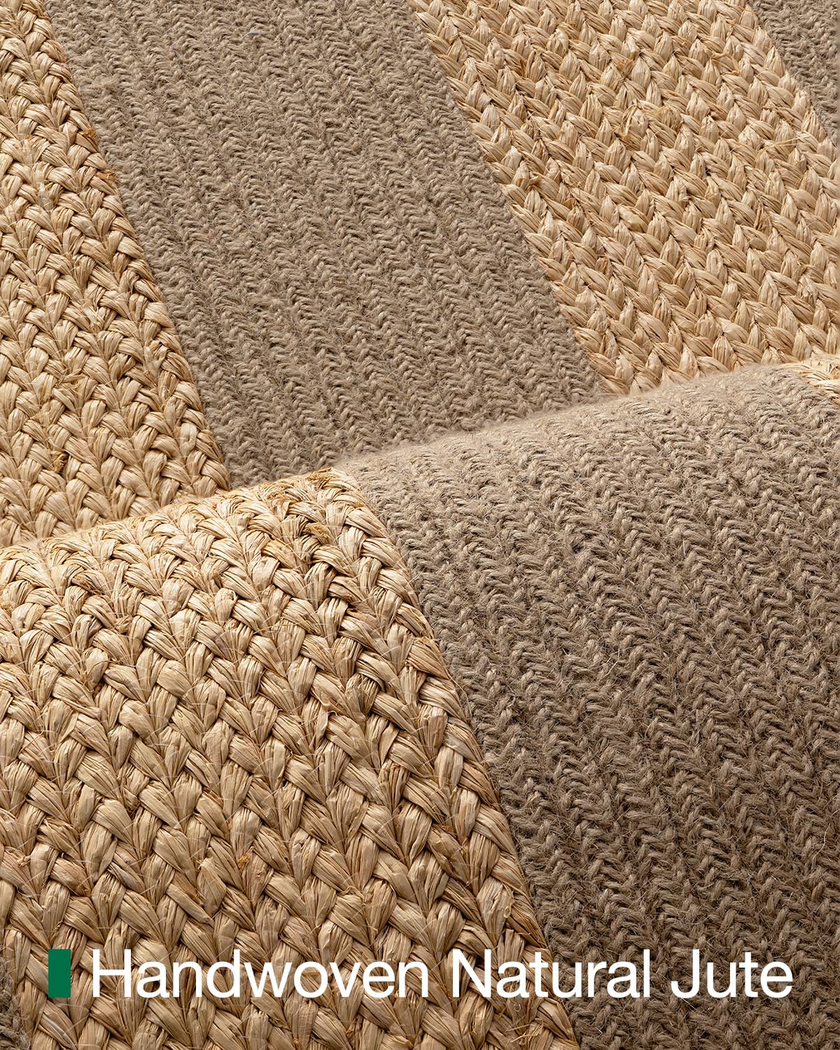 LUMI 3x10 Jute and Raffia Braided Runner Rug for Hallway, Natural Rustic Carpet Non Slip, Area Mat Indoor High Traffic for Living Room, Entryway, Kitchen, Laundry