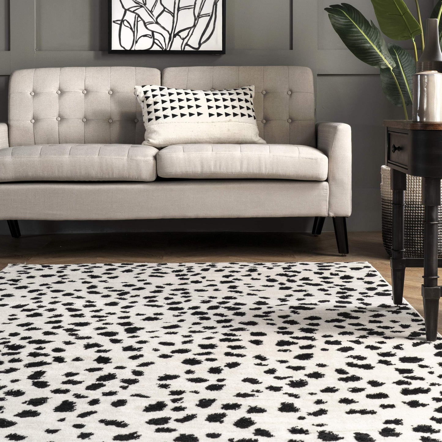 nuLOOM Brooks Leopard Print Area Rug, 6'7" x 9', Beige