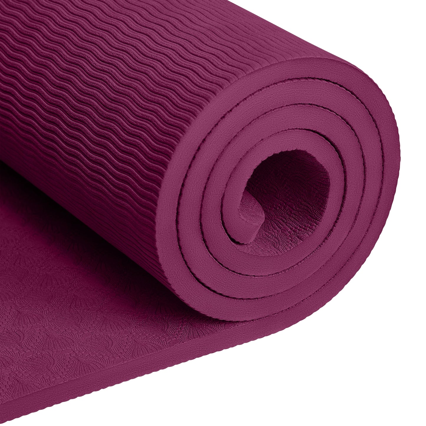 Retrospec Zuma Yoga Mat | 1/2 Inch Thick Non Slip Workout Mat | TPE Exercise Mat for Yoga, Pilates & Stretching | 72x24in