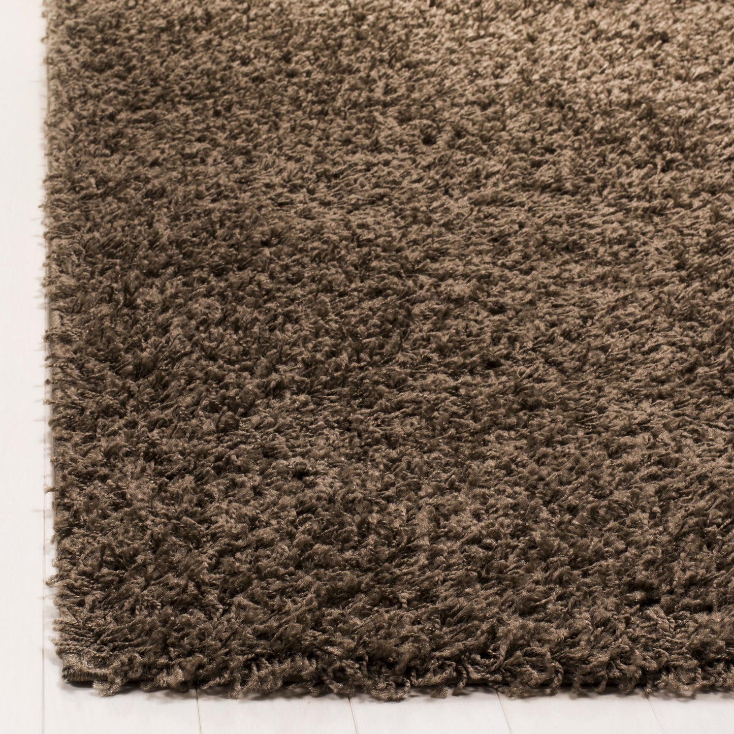 SAFAVIEH Area Rug 9x12 - Athens Shag Collection - Large - Taupe, Non-Shedding & Easy to Clean, Ideal for Living Room, Bedroom, Dining Space (SGA119T)
