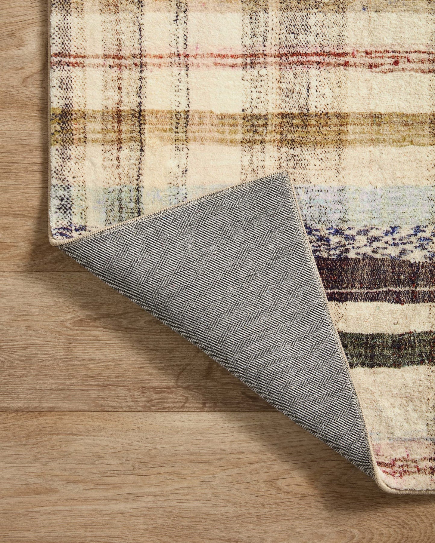 Loloi Chris Loves Julia Humphrey Collection HUM-02 Ivory/Multi 7'-3'' x 9'-3'' .38" Pile Height, Area Rug feat. CloudPile