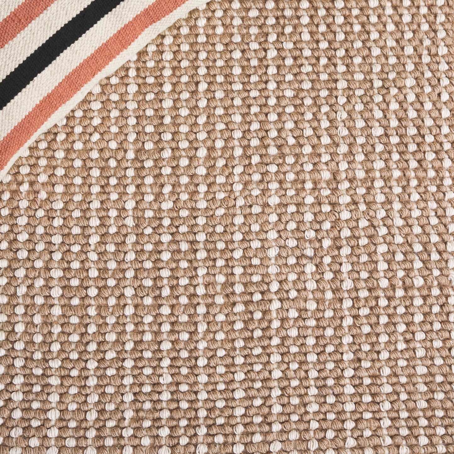 SAFAVIEH Area Rug 8x10 - Natural Fiber Collection - Large - Ivory & Beige, Handmade Jute, Ideal for Living Room, Bedroom, Dining Space (NF449A)