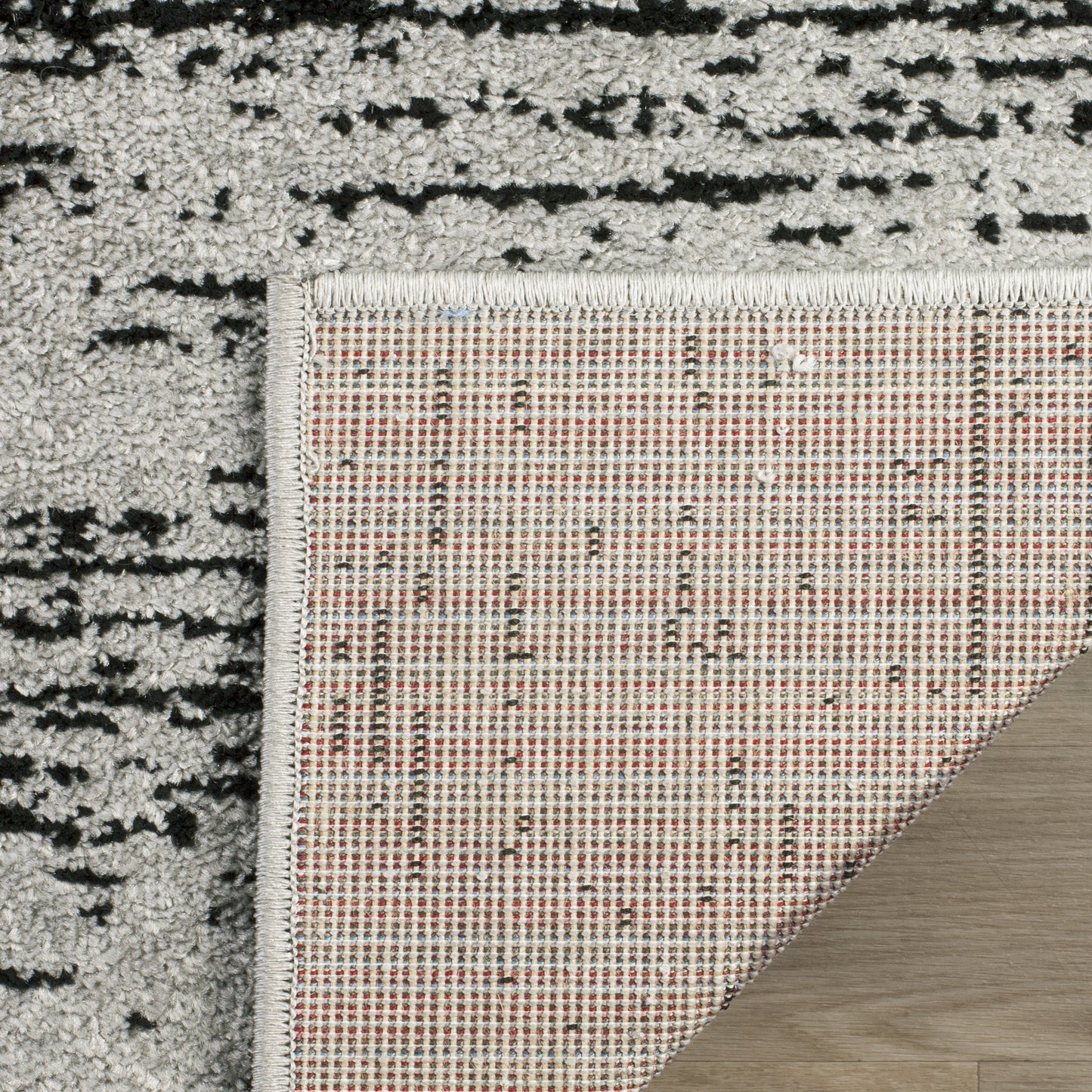 SAFAVIEH Area Rug 9x12 - Adirondack Collection - Large - Silver & Black, Modern Ombre Design, Non Shedding & Easy to Clean, Ideal for Living Room, Bedroom, Office, Dining Space (ADR113A)