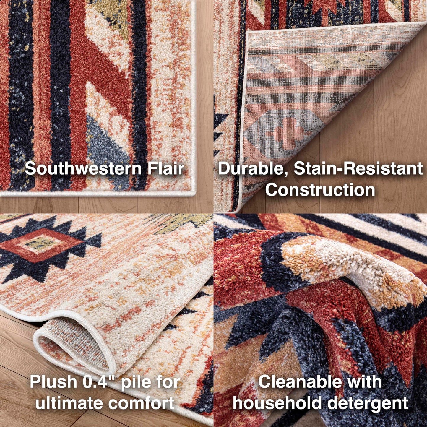 Well Woven Custom Size Hallway Stair Runner - Choose Your Length - Lizette Ivory Traditional Medallion 26 Inches Wide x 8 Feet Long Runner (26" x 8' Runner) Carpet
