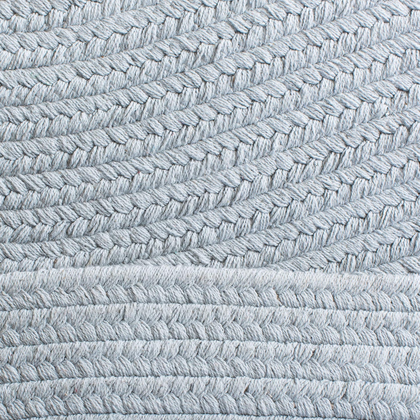 SAFAVIEH Braided Collection 4' x 6' Oval Light Blue BRD176A Handmade Country Cottage Reversible Cotton Area Rug