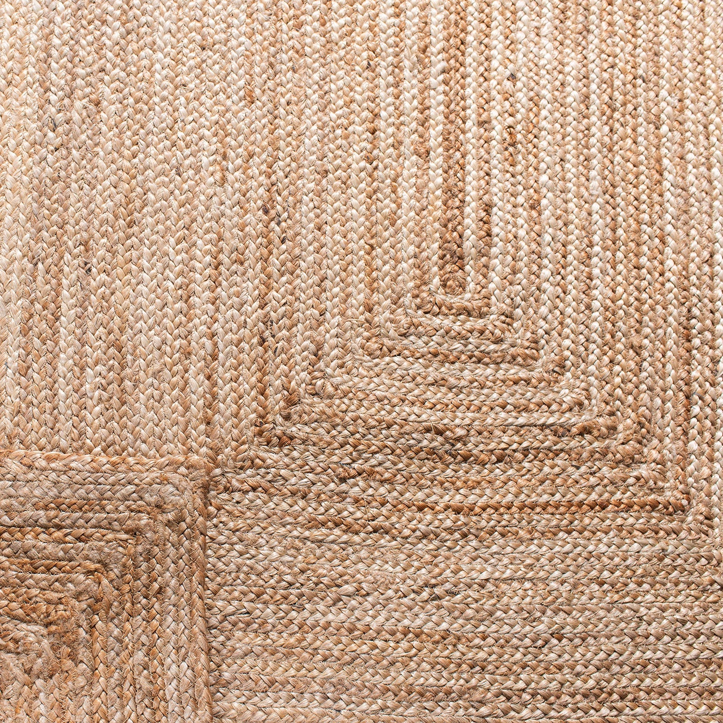 SAFAVIEH Area Rug 8x10 - Cape Cod Collection - Large - Natural Brown, Handmade Braided Flat Weave Jute (CAP252A)