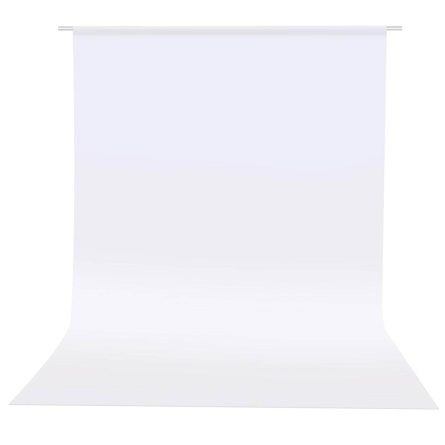 HEMMOTOP Photo Backdrop Curtains, 5x7 ft White Backdrop for Photoshoot, White Photography Seamless Backdrops Background for Easter, Birthday Party, Halloween, Photo, Projector Screen