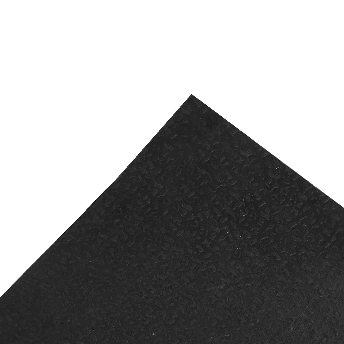 Ottomanson Waterproof Rubber Outdoor Doormat – Heavy-Duty Non-Slip Rubber Floor Mat with Ridge Scraper Pattern, All-Weather Front Door Entry Mat for Mud & Dirt Control – 24" x 36", Black
