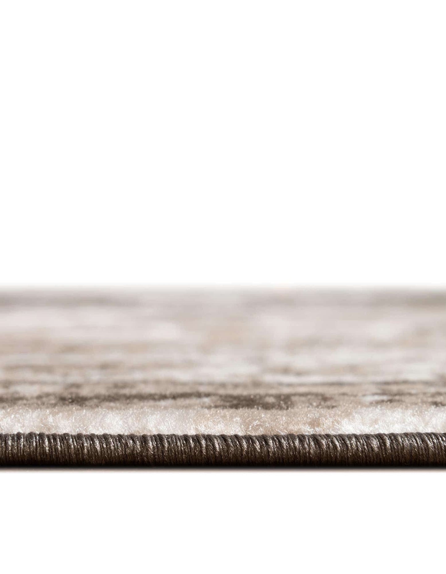 Unique Loom Sofia Collection Area Rug - Salle Garnier (6' 1" Octagon, Light Brown/ Brown)