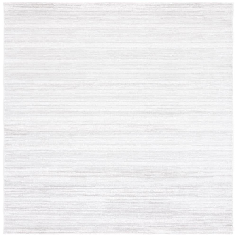 SAFAVIEH Vision Collection Square Rug - 10' Square, Ivory Grey, Modern Ombre Design, Non-Shedding & Easy to Clean, Ideal for Living Room, Bedroom, Dining Space (VSN606K)
