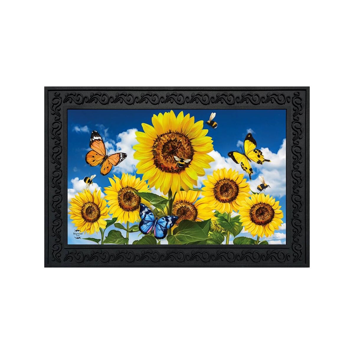 Briarwood Lane Sunflowers and Bees Summer Doormat