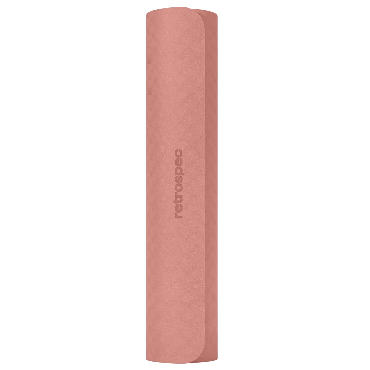 Retrospec Zuma Yoga Mat 6mm Thick Non-Slip TPE Exercise Mat | Cushioned Workout Mat for Yoga Pilates and Home Stretching | 72 x 24 with Carrying Strap