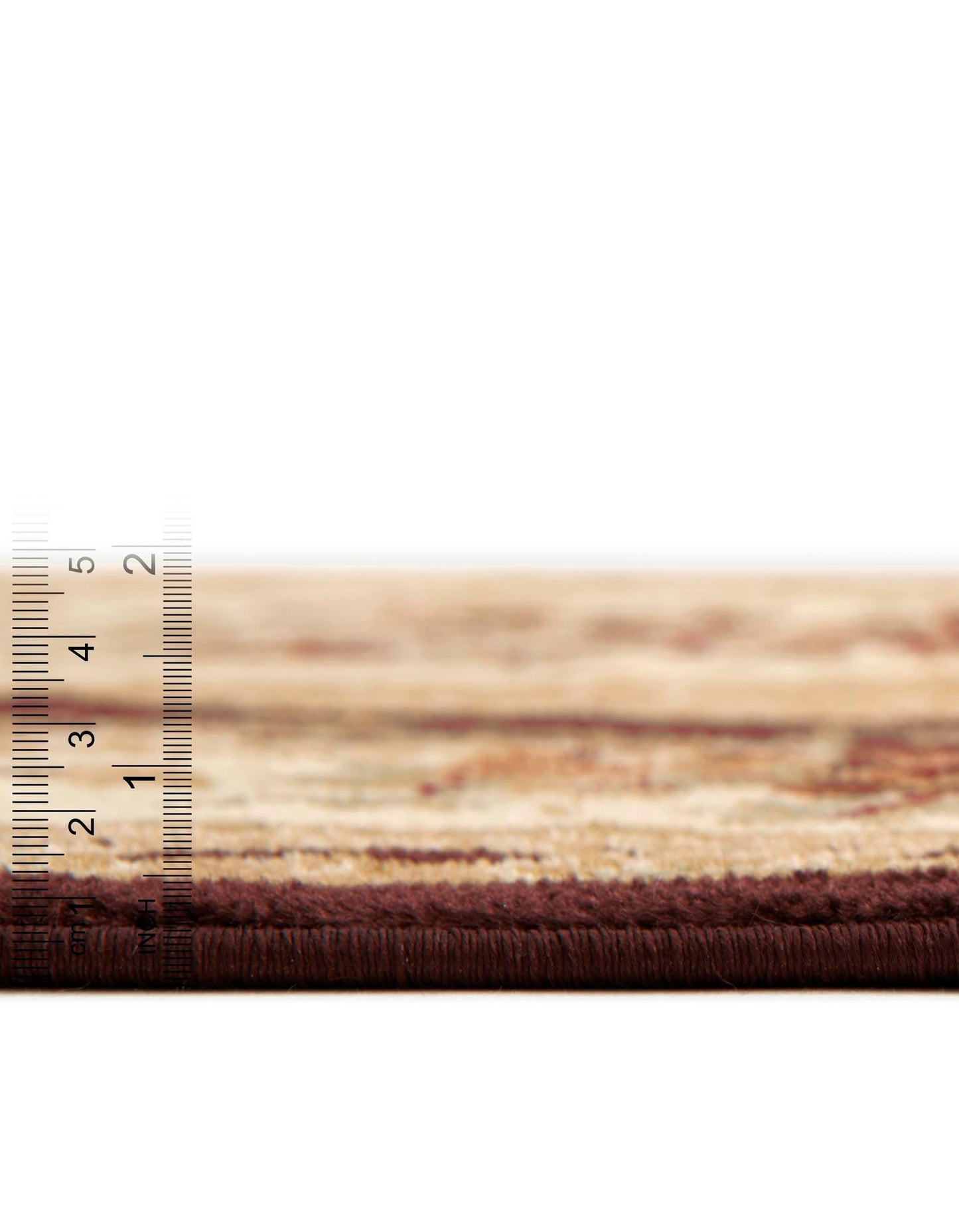 Unique Loom Versailles Collection Traditional Classic Floral Motif Area Rug (5' 0 x 8' 0 Rectangular, Brown/ Ivory)