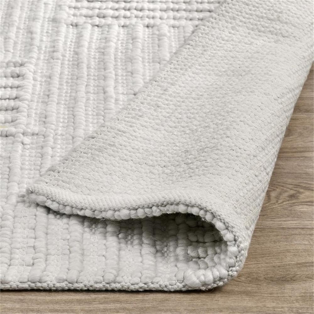 Kosas Home Clayton 5'x8' Recycled Fabric Handwoven Sustainable Ivory Accent Area Rug