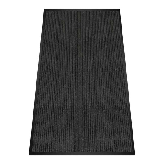 3x10FT Commercial Indoor Outdoor Door Mat Heavy Duty Front Door Mat Ultra Absorbent Muddy Dirt Resist Welcome Door Mats Rubber Backing Non Slip Doormat for Entryway High Traffic Area(Black)