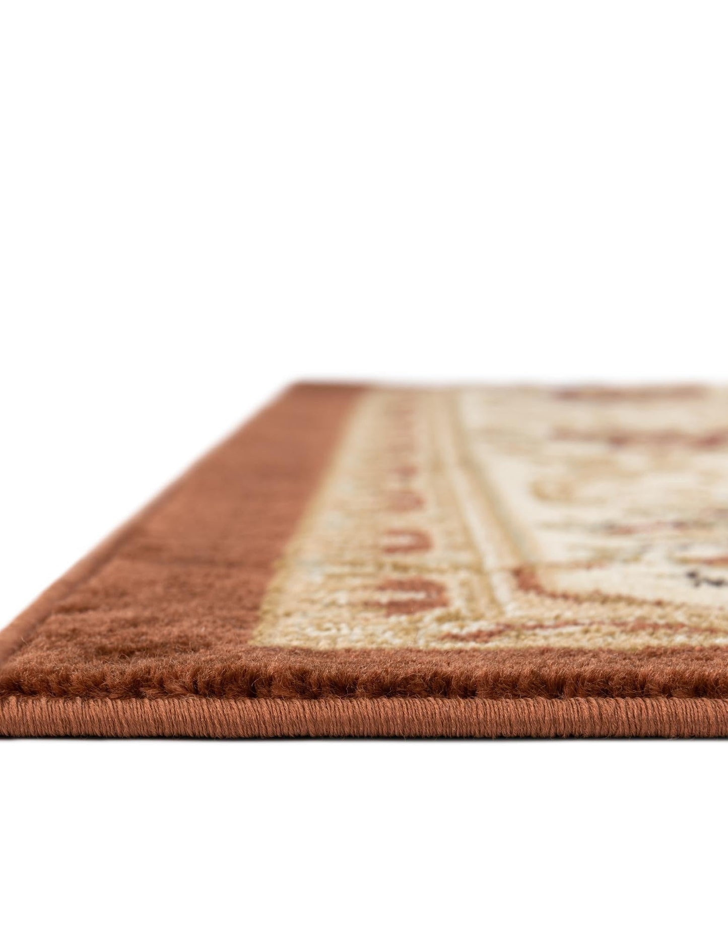 Unique Loom Versailles Collection Area Rug - Henry (3' 1" x 5' 3" Rectangle Brick Red/Brown)