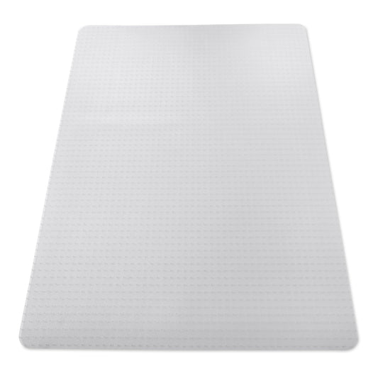Amazon Basics Office Chair Mat for Low Pile Carpeted Floors, Clear Plastic with Studded Grips, 46" x 60", for Home or Office