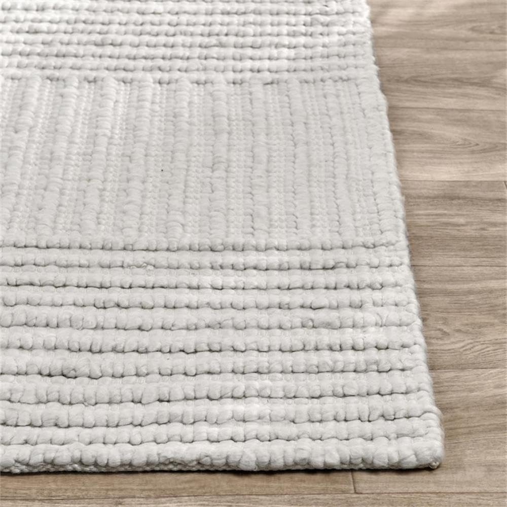 Kosas Home Clayton 5'x8' Recycled Fabric Handwoven Sustainable Ivory Accent Area Rug