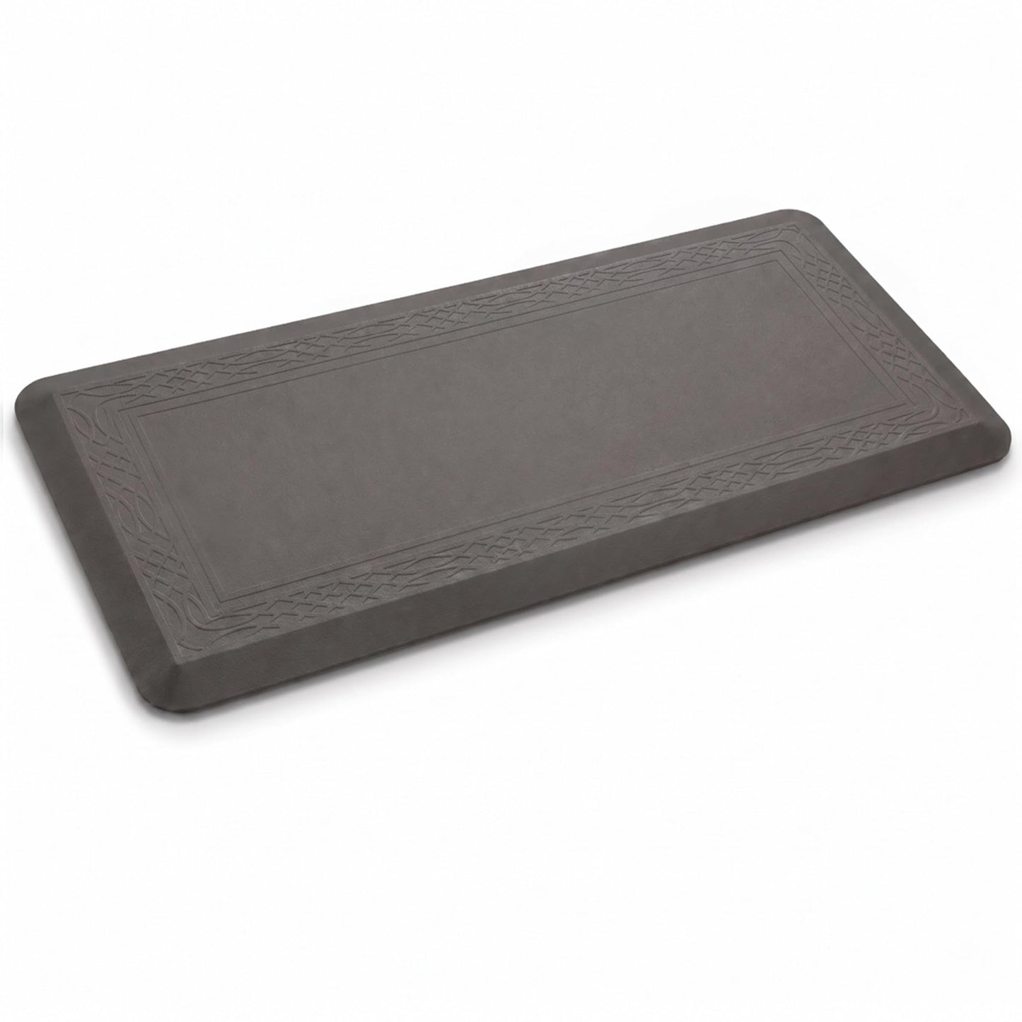 24 x 60 Inch Extra Support Anti Fatigue Comfort Kitchen Mat, Waterproof Long Kitchen Runner, Non-Slip Standing Desk Mat, Commercial Pads for Offices, Home, Garages (Bordeaux Grey, 24'' x 60'')