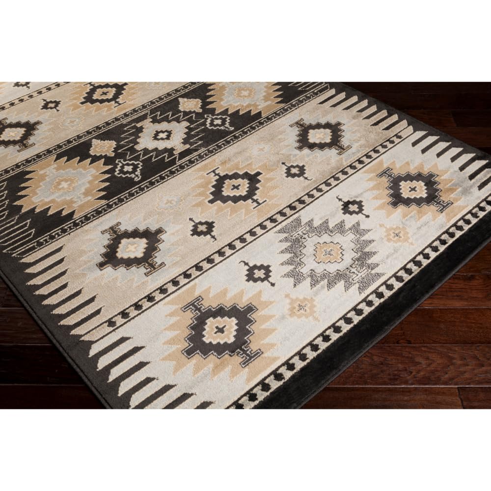 Artistic Weavers Hepburn Beige, Black and Gray Bohemian/Global Area Rug 8'10" x 12'10"