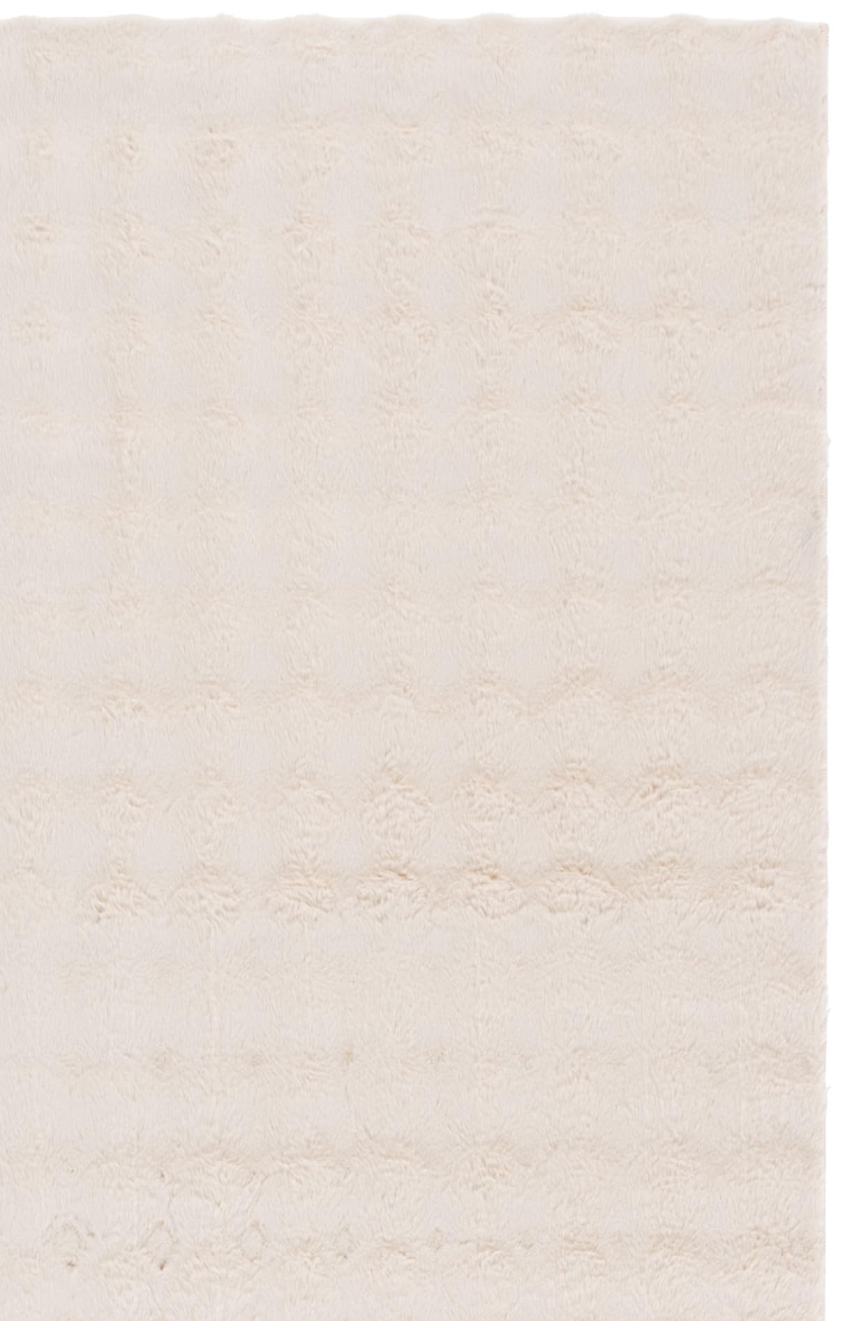 SAFAVIEH Washable Rug Faux Rabbit Bubble Shag Collection - 5' x 7', Beige, Slip Resistant & Easy Cleaning, Plush Texture Shag, Ideal for Living Room, Bedroom, Dining Space (FRB100B)