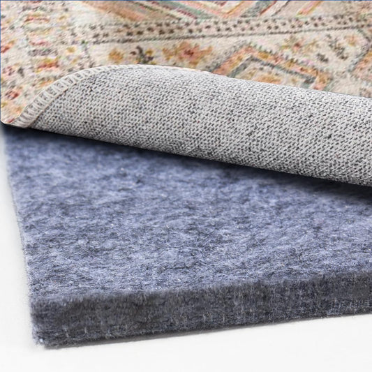 Felt Rug Pad - 1/2 4x6 Foot Extra Large Area Liner for All Floors and Trims, Thick Pad for Hardwood Floors Under Rugs, Keeps Rugs Softly and Securely in Place