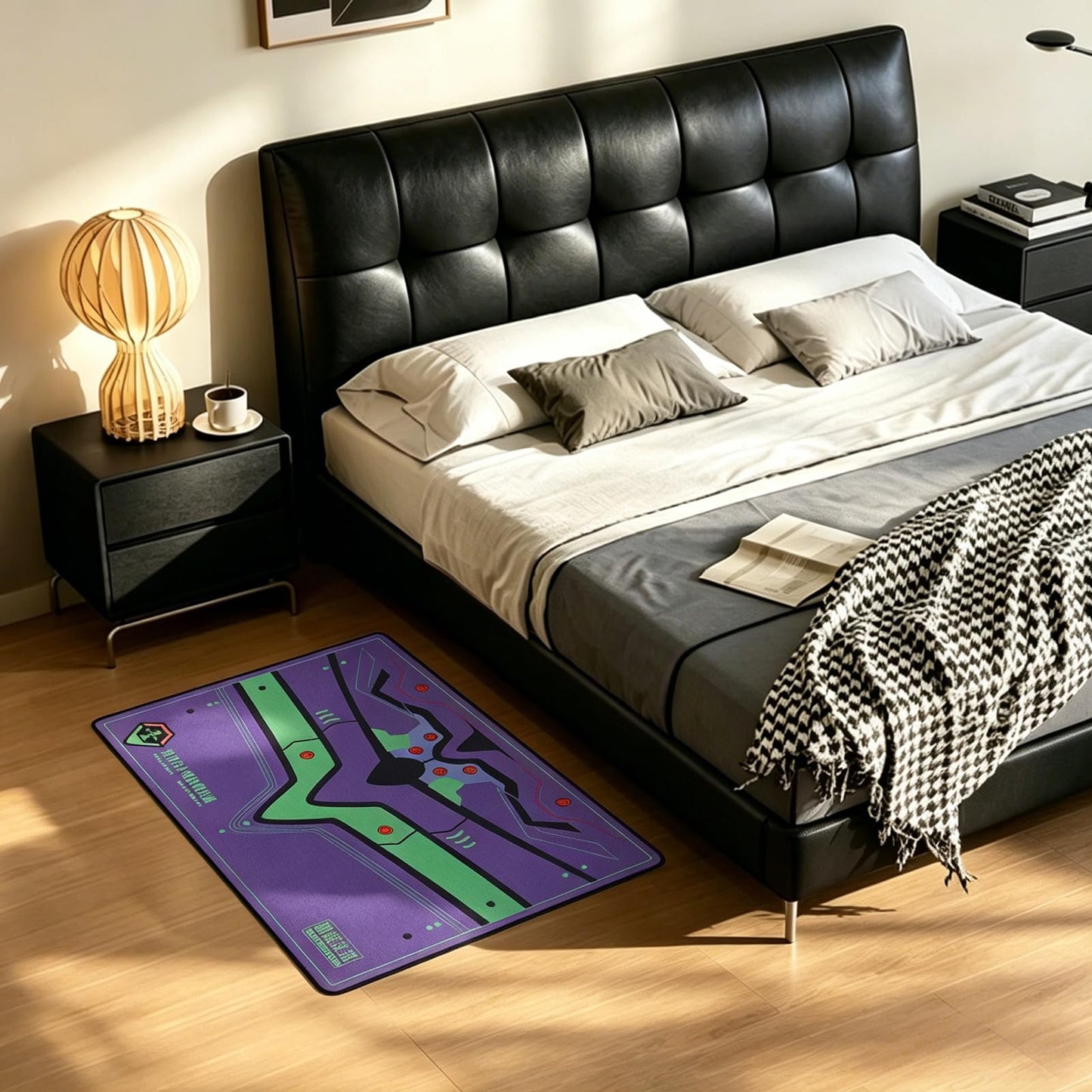 Office Chair Mat | Non-Slip Hard Floor Chair Mat 35"×47" | Evangelion Unit-01 Mech Inspired Design by TREASURE CASE