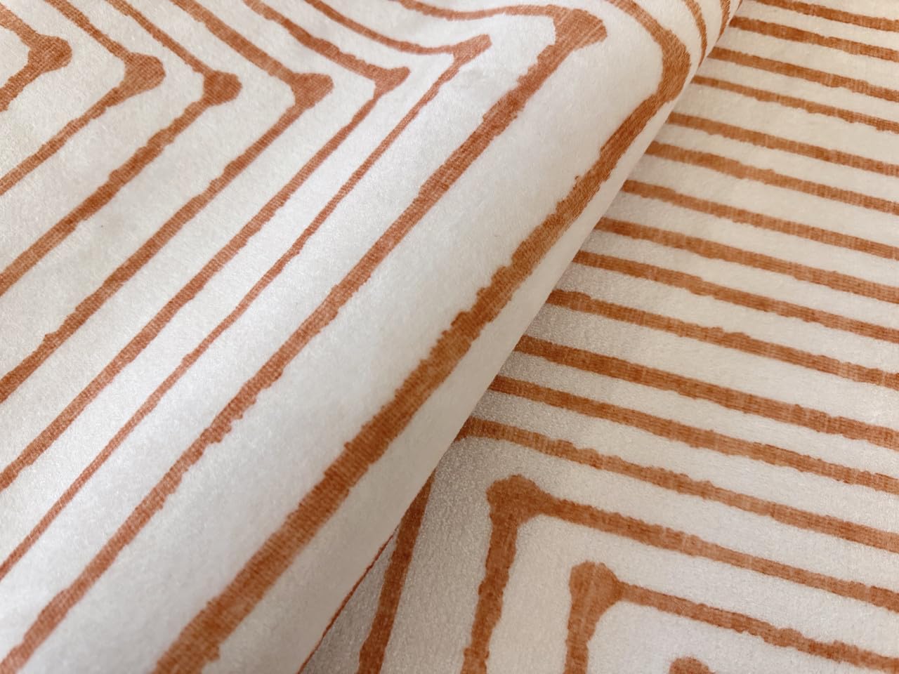 GLN Rugs Contemporary - Claros - Machine Washable Area Rug, Modern Washable, Non Slip, Low Pile Area Rug, Living Room, Bedroom, Kitchen Rug - Easy Clean (8' x 10' Orange Beige)