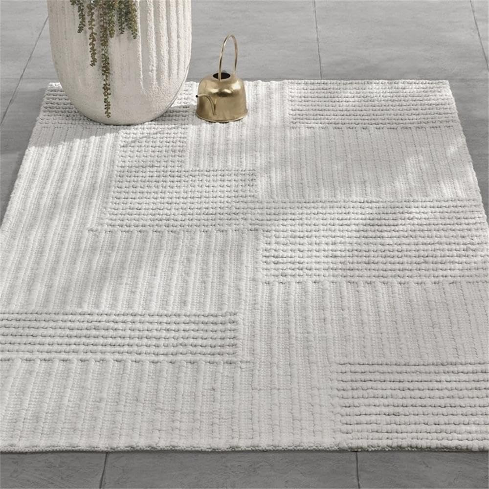 Kosas Home Clayton 5'x8' Recycled Fabric Handwoven Sustainable Ivory Accent Area Rug