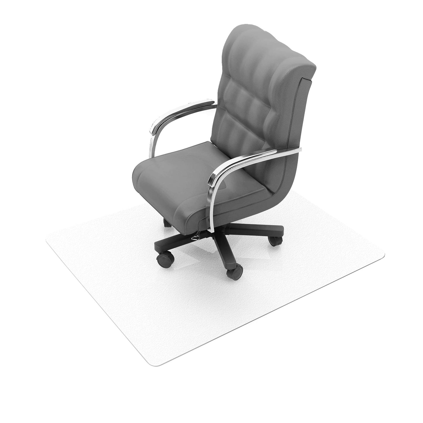 Floortex Polycarbonate Chair Mat 48" x 48" for Low/Medium Pile Carpets