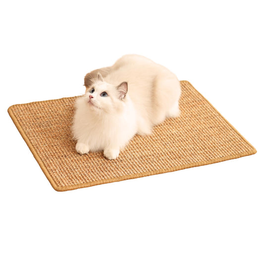 Cat Scratch Pad, Sisal Scratcher Mat Rug, 23.6x15.7in, Furniture Protector