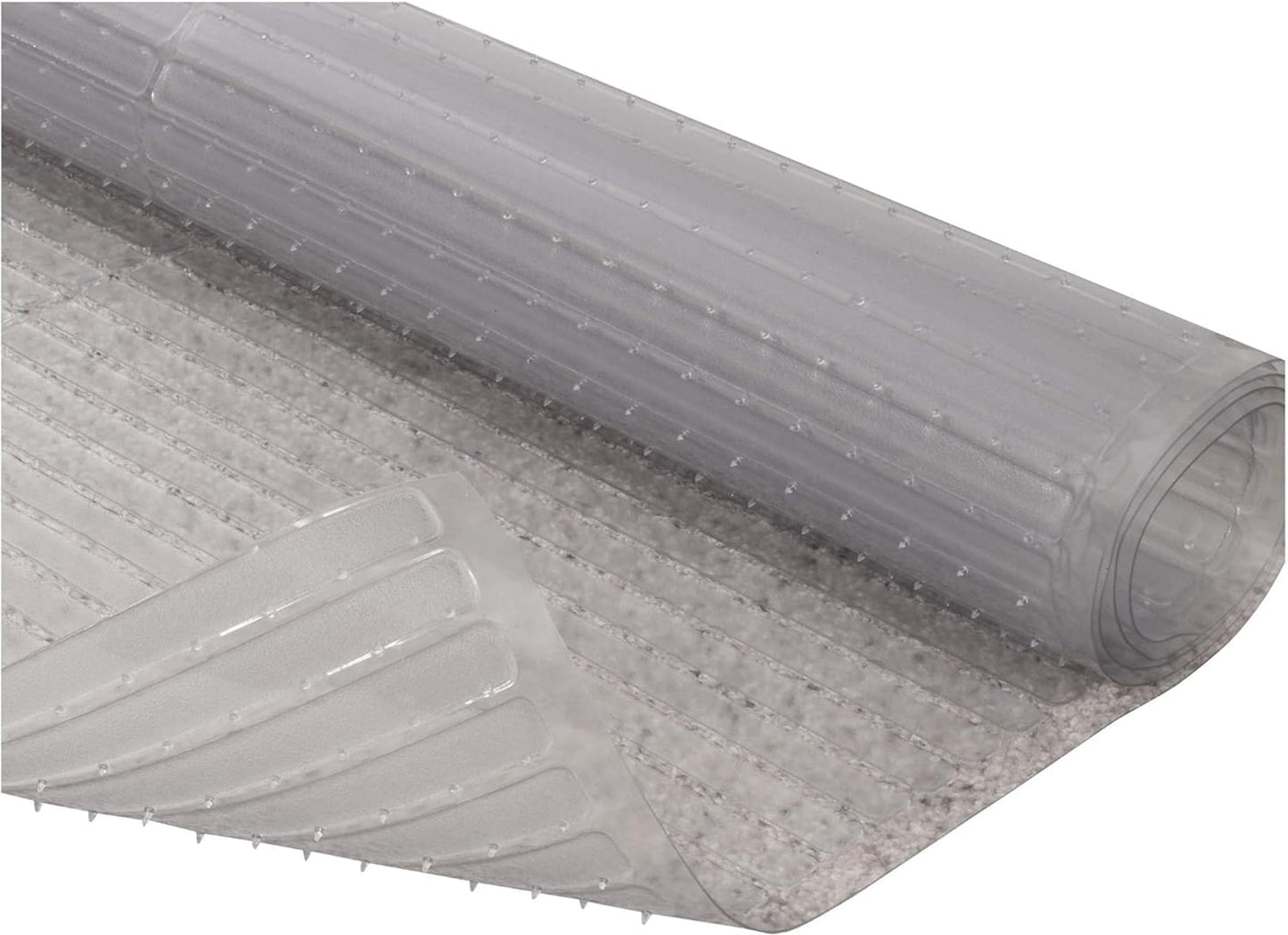 RESILIA Deep-Pile Carpet Runner - Plastic Vinyl Carpet & Rug Protector, Waterproof Clear Vinyl Floor Runners, 27 Inches Wide x 12 Feet Long, Made in The USA