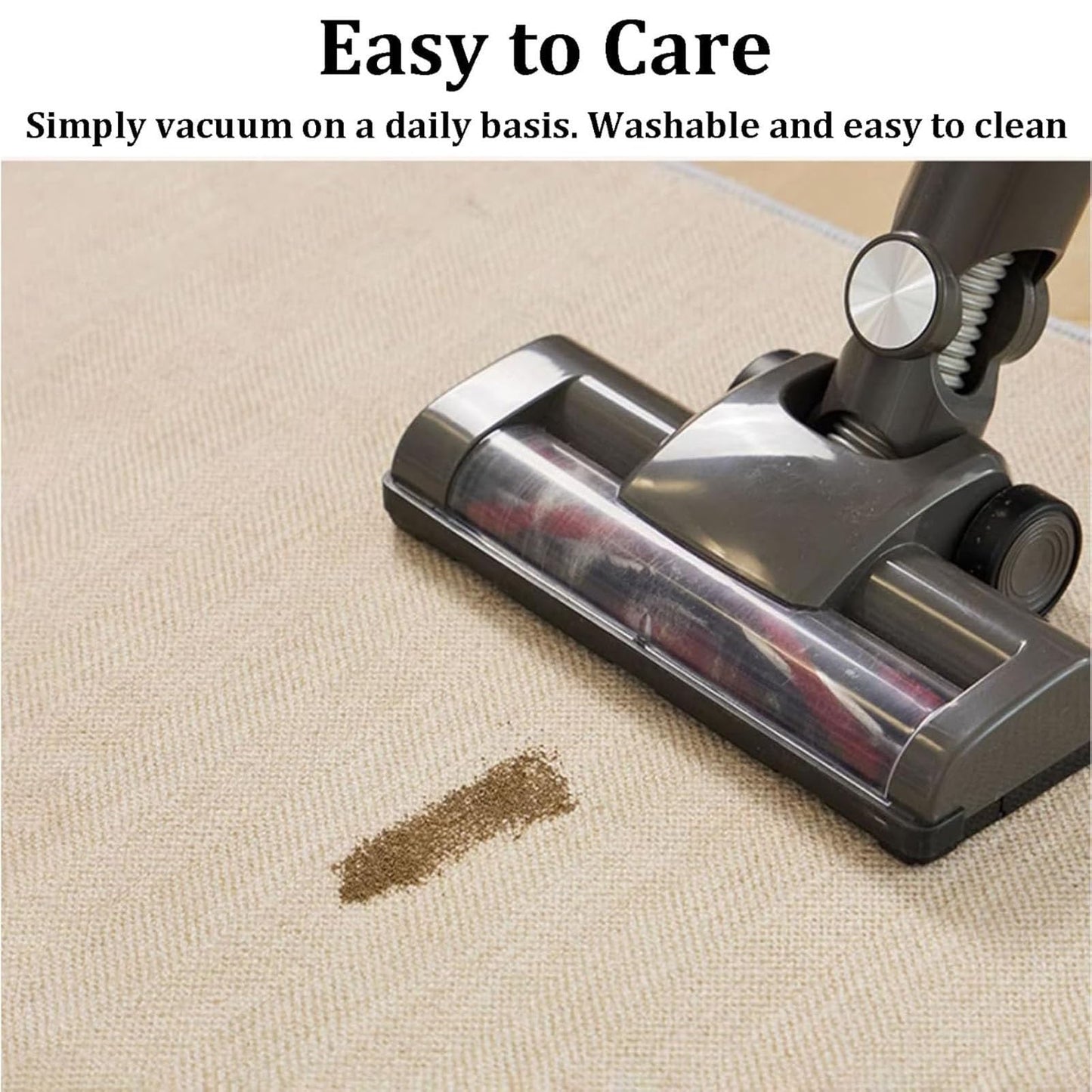 Soundproof Rug for Piano, Upright Piano Carpet Protector Sound Dampening Non-Slip, Rug Set(E)