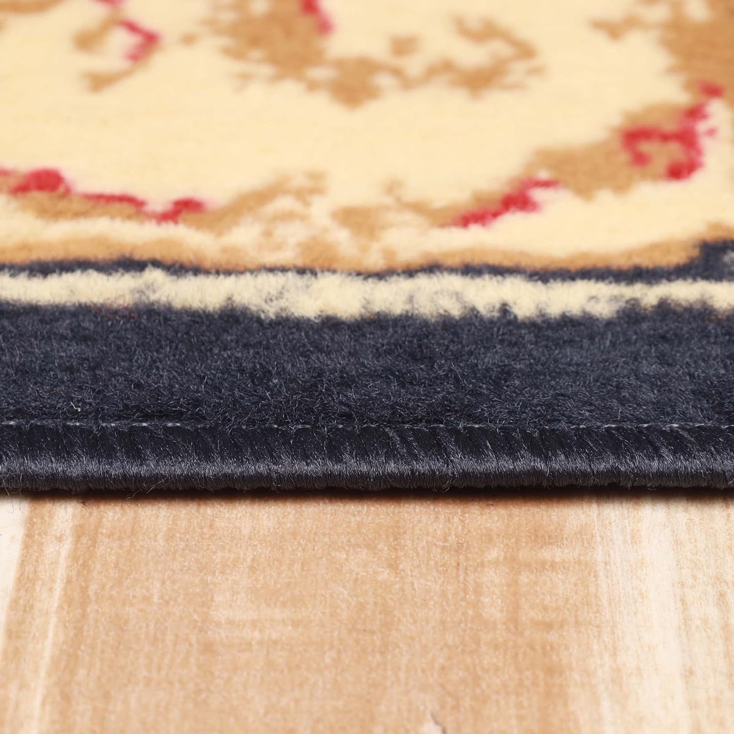 Superior Elegant Medallion Collection 8' x 10' Area Rug, Attractive Rug with Jute Backing, Durable and Beautiful Woven Structure, Floral Medallion Rug with Broad Border - Coffee