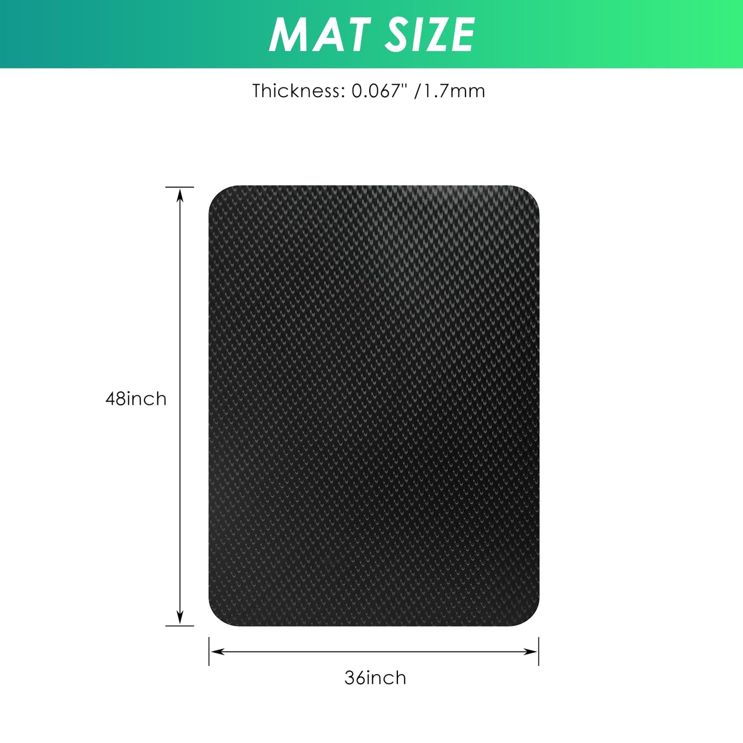 Vicwe Gaming Chair Mat for Hard Floor,36" x 48" Computer Chair Mat for Tile Floor,Anti-Slip Hard Floor Protector Rolling Chair for Office Home