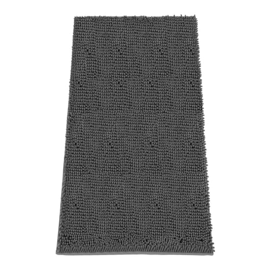 HOMEK Absorbent Dog Door Mat for Muddy Paws, 60" x 24" Chenille Indoor Mats for Entryway, Trap Dirt Front Door Mat Indoor Entrance Washable Non Slip Soft