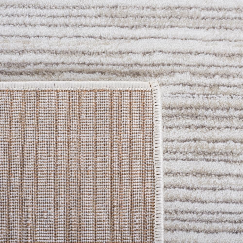 SAFAVIEH Vision Collection Square Rug - 10' Square, Ivory Grey, Modern Ombre Design, Non-Shedding & Easy to Clean, Ideal for Living Room, Bedroom, Dining Space (VSN606K)