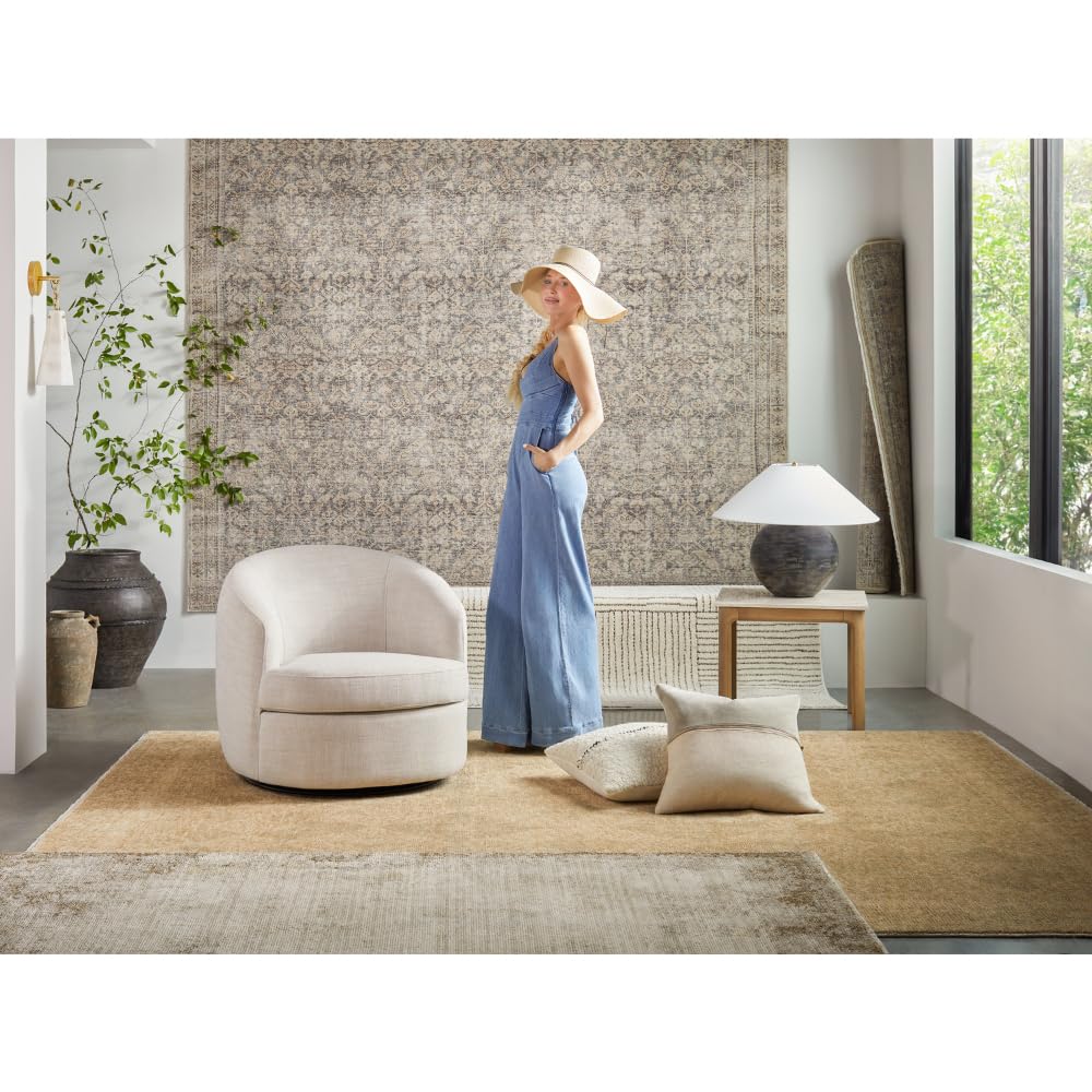 Livabliss x Galey Alix Architect II Modern Geometric Area Rug, 7'10" x 10' (8' x 10'), Brown