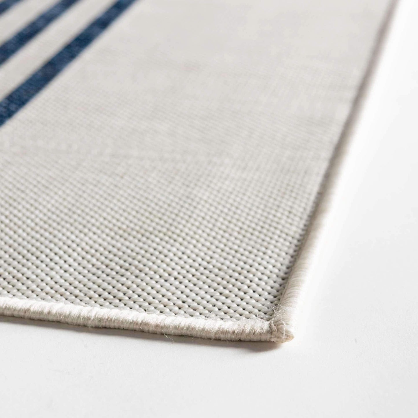 Unique Loom Outdoor Collection Area Rug - Anguilla (3' 3" x 5' 3" Rectangle, Ivory/ Blue)