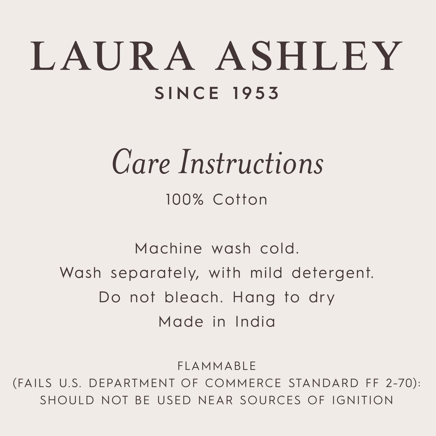 Laura Ashley Eloise 100% Cotton Oval Bath Mat with Crochet Border, Soft & Absorbent, Sandshell Beige 24" x 60" Bathroom Rug