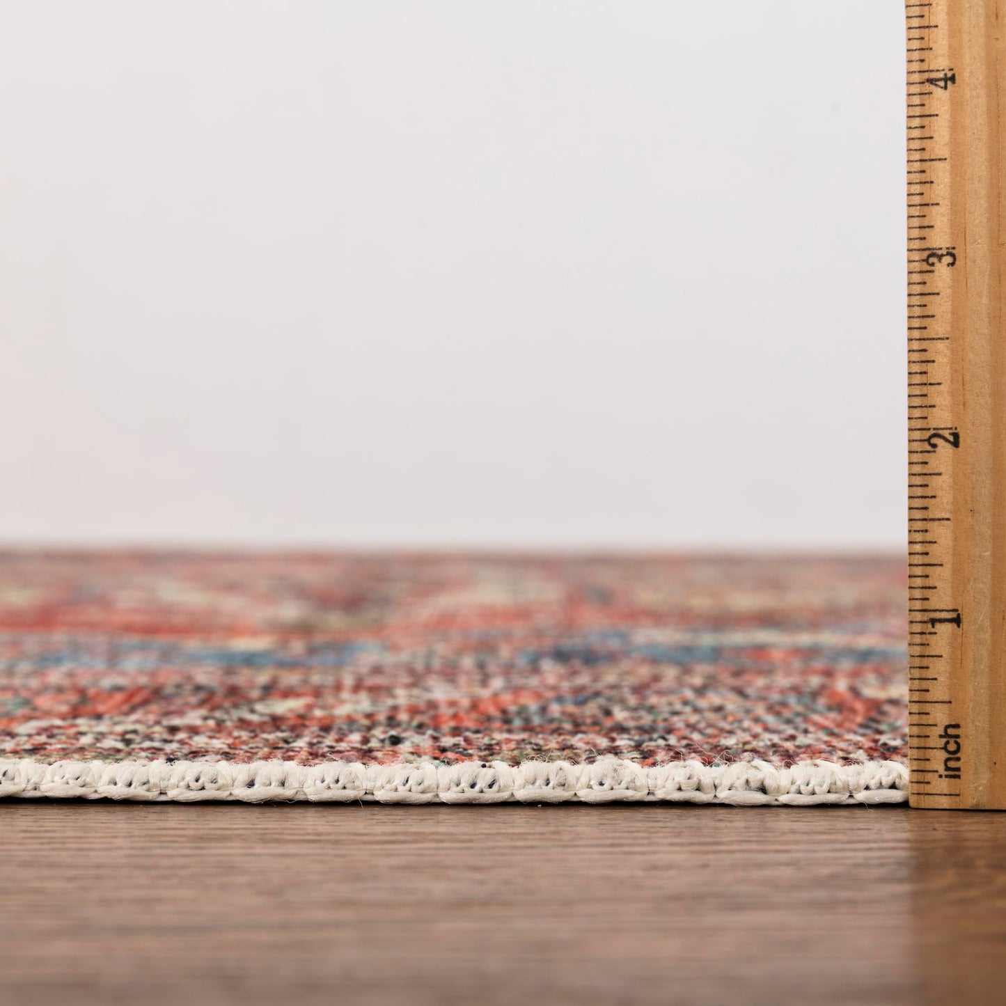 Keen Home Design 3x5 Rug - Machine Washable Entry Rug with Non-Slip Backing, Ideal for Enteryway, Kitchen, Bathroom, Laundry Room - Vintage, Easy Clean, Durable, Low Pile Rug - (3' x 5')